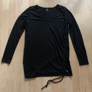 NWOT GapFit Black Drawstring Shirt